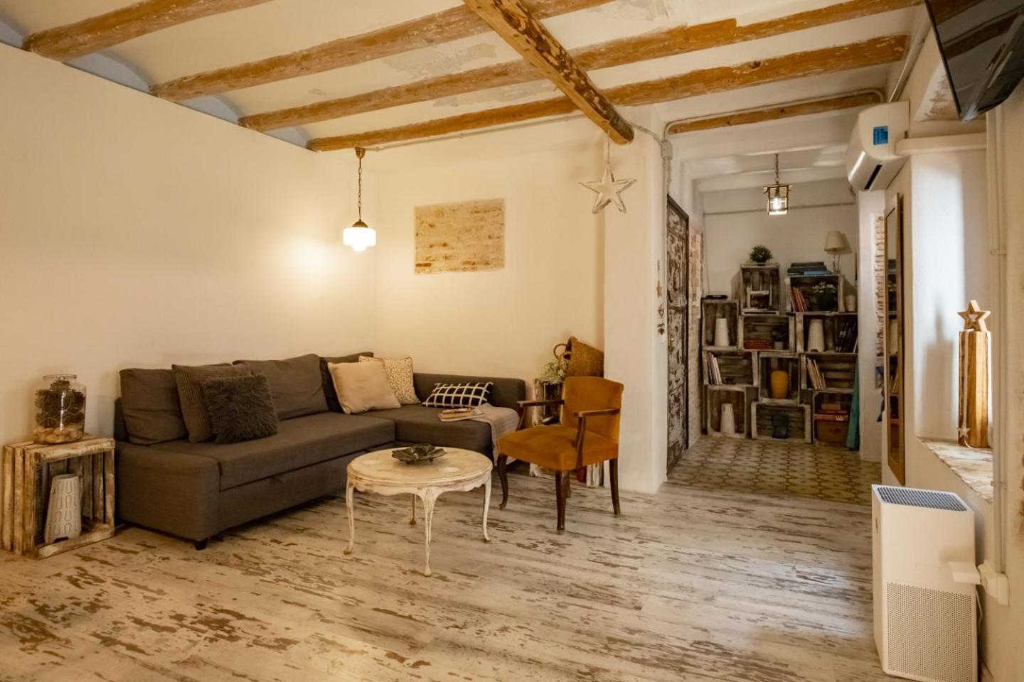 Apartamento En El Corazon De Tarragona. Planta Baja Con Patio. Bagian luar foto